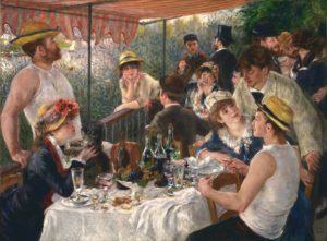ルノワール《舟遊びをする人々の昼食》
